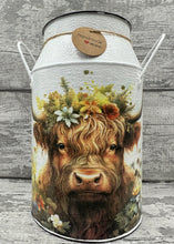 Load image into Gallery viewer, Highland cow churn