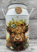 Load image into Gallery viewer, Highland cow churn