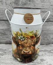 Load image into Gallery viewer, Highland cow churn