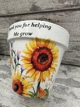 Load image into Gallery viewer, Teacher gift flowers plant pot