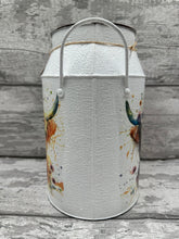 Load image into Gallery viewer, Highland cow churn - floral