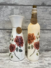 Load image into Gallery viewer, rose vase and light up bottle gift set