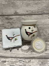 Load image into Gallery viewer, Pheasant wax burner gift set