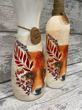 Load image into Gallery viewer, Fox face vase and light up bottle gift set