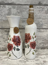 Load image into Gallery viewer, rose vase and light up bottle gift set