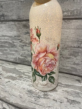 Load image into Gallery viewer, Pink rose light up bottle
