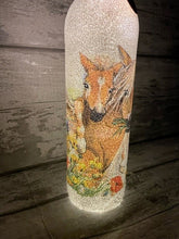 Load image into Gallery viewer, horse and foal light up bottle
