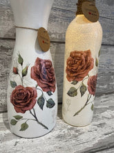 Load image into Gallery viewer, rose vase and light up bottle gift set