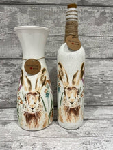 Load image into Gallery viewer, Hare floral vase and light up bottle