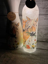 Load image into Gallery viewer, Horse and foal vase and light up bottle gift set