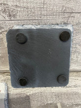 Load image into Gallery viewer, Highland cow slate coasters
