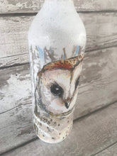 Load image into Gallery viewer, Owl vase and light up bottle set