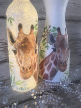 Load image into Gallery viewer, Giraffe Vase & Light Up Bottle Set