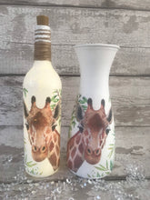Load image into Gallery viewer, Giraffe Vase & Light Up Bottle Set