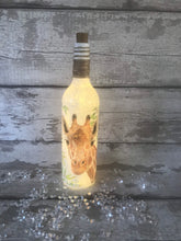 Load image into Gallery viewer, Giraffe Vase & Light Up Bottle Set