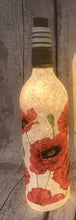 Load image into Gallery viewer, Poppy vase & light up bottle set