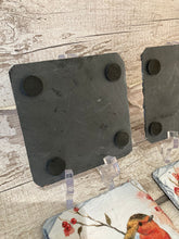 Load image into Gallery viewer, Robin in tree coaster’s x 4.