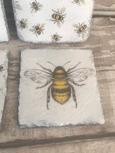 Load image into Gallery viewer, Bee coasters x 4