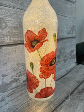 Load image into Gallery viewer, Poppy vase & light up bottle set