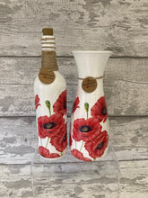 Load image into Gallery viewer, Poppy large vase & light up bottle set