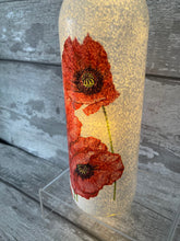 Load image into Gallery viewer, Poppy vase & light up bottle set
