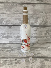 Load image into Gallery viewer, Robin light up bottle With Charm