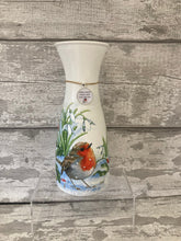 Load image into Gallery viewer, Robin vase, with charm
