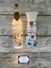 Load image into Gallery viewer, Horse vase and light up bottle set