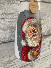 Load image into Gallery viewer, Santa vase and light up bottle set