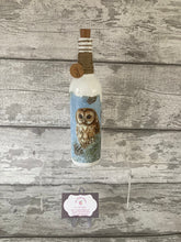 Load image into Gallery viewer, Owl in a tree Light Up Bottle