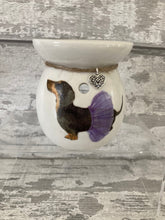 Load image into Gallery viewer, Purple dachshund wax burner