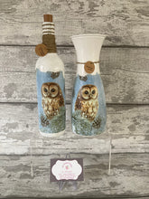 Load image into Gallery viewer, Owl in a tree vase and light up bottle set