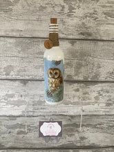 Load image into Gallery viewer, Owl in a tree vase and light up bottle set