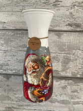 Load image into Gallery viewer, Santa vase and light up bottle set