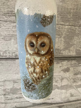 Load image into Gallery viewer, Owl in a tree Light Up Bottle