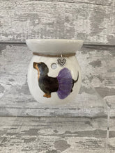 Load image into Gallery viewer, Purple dachshund wax burner