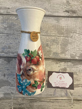 Load image into Gallery viewer, Pig light up bottle and matching vase