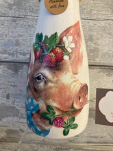 Load image into Gallery viewer, Pig light up bottle and matching vase