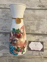 Load image into Gallery viewer, Pig light up bottle and matching vase