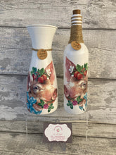 Load image into Gallery viewer, Pig light up bottle and matching vase