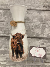 Load image into Gallery viewer, Highland Cow Vase & Light Up Bottle