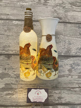 Load image into Gallery viewer, Chicken vase and light up bottle set