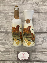 Load image into Gallery viewer, Chicken vase and light up bottle set
