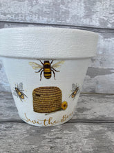 Load image into Gallery viewer, Bee plant pot