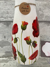 Load image into Gallery viewer, Poppy field vase & light up bottle set