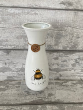 Load image into Gallery viewer, Bee happy vase