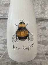 Load image into Gallery viewer, Bee happy vase