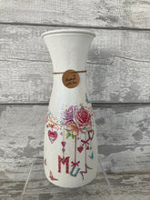 Load image into Gallery viewer, Mum vase - Rose - glitter