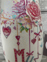 Load image into Gallery viewer, Mum vase - Rose - glitter