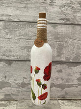 Load image into Gallery viewer, Poppy field vase & light up bottle set